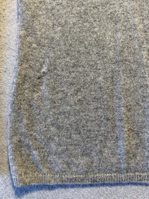 Simply Cashmere Women’s 100% Cashmere Sweater Large Gray Crewneck Knit Pullover thumbnail 4