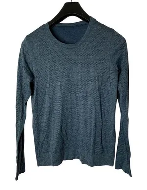 Lululemon women's long sleeve shirt top gym athletic thumbnail 1