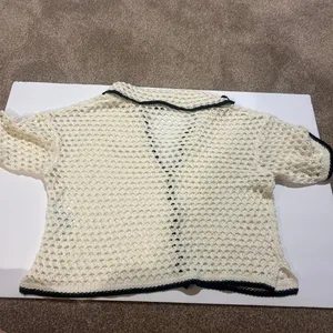 H-m Women's Cream and White Shirt thumbnail 3