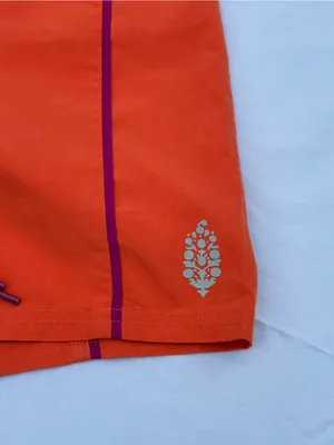 Free People Movement Make Your Mark Running Shorts Neon Orange Purple Small NWOT thumbnail 6