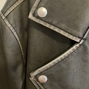 Black BLANKNYC Faux Leather Belted Moto Jacket Size XS thumbnail 8