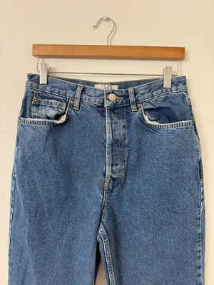 {28} We the Free Free People Lasso Denim Jeans Straight Leg thumbnail 5