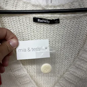 Womens Size L MIA & Tess Heart Cardigan NWT thumbnail 3
