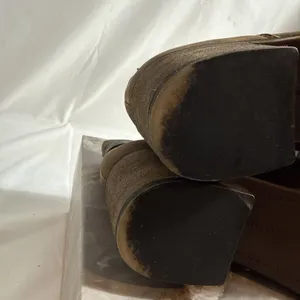 Franco Sarto A-Linden Ankle Boots Womens US 8.5M Brown Leather 2” Heel In Box thumbnail 6