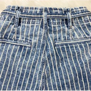American‎ Eagle Stretch Highest Waist Mom Paper Bag Shorts Striped 00 thumbnail 8