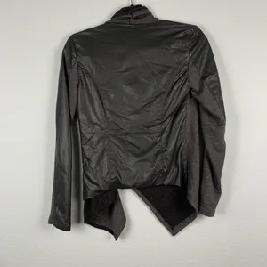 Blank NYC Draped Motto‎ Style Jacket Gray XS thumbnail 8