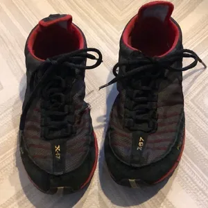Ralph Lauren Polo Sport Black & Red Mesh Sneakers thumbnail 1