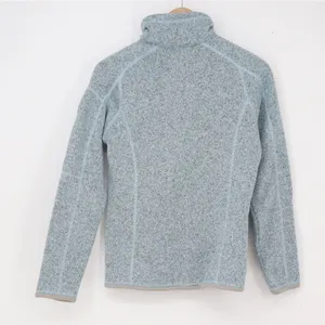 Patagonia Pullover Womens S Better Sweater Light Blue Heather 1/4 Zip Excellent thumbnail 5