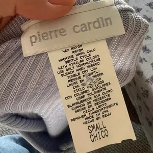 Pierre Cardin Baby Blue Rib Knit Nwt Cardigan thumbnail 6