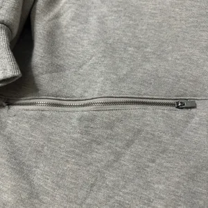 Free People Movement Close Call Gray Oversized Hooded Sweatshirt; size large thumbnail 12