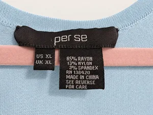 Per Se Knit Tank Baby Blue thumbnail 3