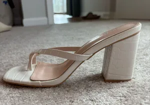 Princess Polly Heels White thumbnail 1