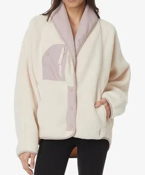 Free People Movement Hit the Slopes Jacket Purple‎ Oversized Slouchy Gorpcore thumbnail 1