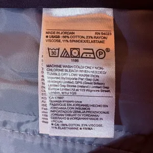 Banana Republic Sloan Pants‎ Size 12S Textured Blue thumbnail 8