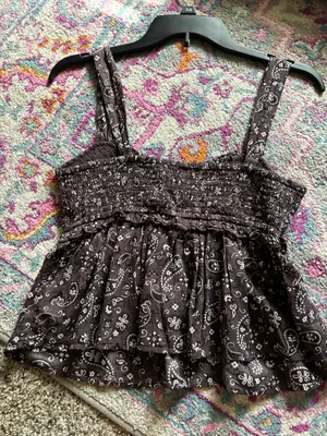 American Eagle Brown Top Crop thumbnail 2