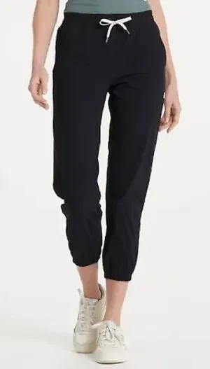 Vuori‎ Miles Ankle Jogger Pants Black Womens Size XS thumbnail 1