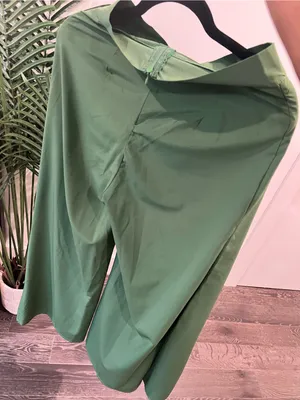 Olive Green Cape Overlay Pant thumbnail 4