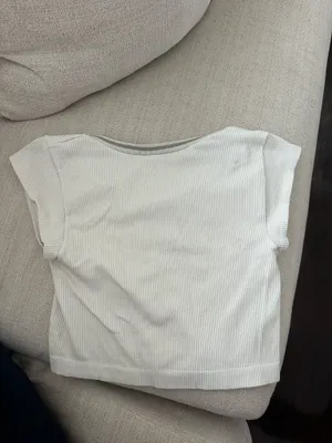 Urban Outfitters Grey Crop Top thumbnail 3
