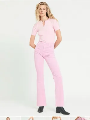Rolla’s Pastel Pink Straight Leg thumbnail 7