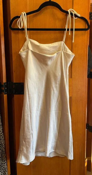 Princess Polly Silky Champagne Dress thumbnail 2