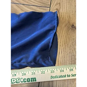 Lulus Jumpsuit Women Medium One Piece Blue Tie Modern City‎ Preppy Office NWT thumbnail 10
