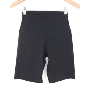 TAVI Noir Bike Shorts Womens Medium Black Stretch High Waisted Yoga Activewear thumbnail 2