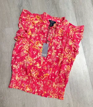 Rachael Roy floral blouse thumbnail 1