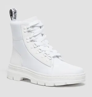 Dr. Martens Combs Boots in White thumbnail 1
