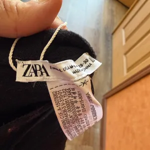 Zara Black Striped Mini Dress thumbnail 3