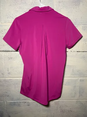 Adidas Ultimate365 Women's Golf Polo in a bright fuchsia NWT thumbnail 5