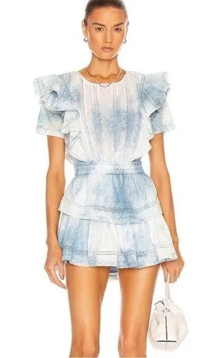 Loveshackfancy LSF Natasha blue tie dye dress thumbnail 1