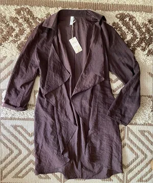 Light weight open front jacket Purple thumbnail 1