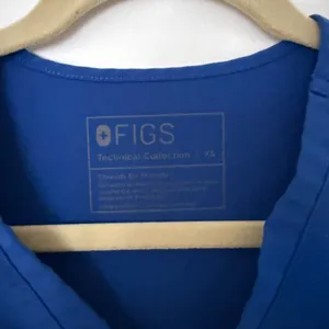Figs FIONx Catarina One-Pocket Scrub Top Classic Fit V-Neck Blue Medical Sz XS thumbnail 4