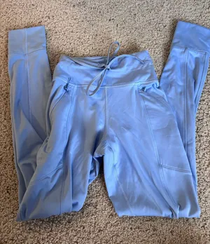 Aerie Offline Leggings High-Waisted Light Blue thumbnail 1
