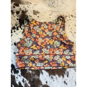 Veronica Beard Malea sports‎ bra Size Medium Floral Print thumbnail 4