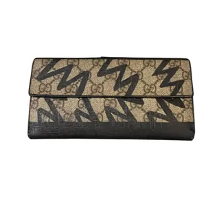 Gucci continental wallet lightning bolt in Navy w/COA vintage Rare thumbnail 2
