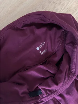 Z By Zella Cozy Perform Flare High Waist Pants Purple Nectar thumbnail 7