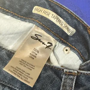 Seven7 High Rise Tapered Skinny Jeans Vintage Wash | Premium Cotton Denim Sz4 thumbnail 5