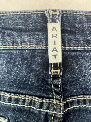 Ariat Real Denim Women’s Missouri Real Sienna Dark Wash Bootcut Jeans Size 33L thumbnail 10
