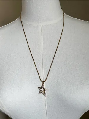 Leopard Boutique Goddess Charm Star Pendant with 18K Gold Over Sterling Silver thumbnail 3
