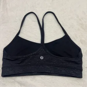 Lululemon Black flow Y sports bra thumbnail 2