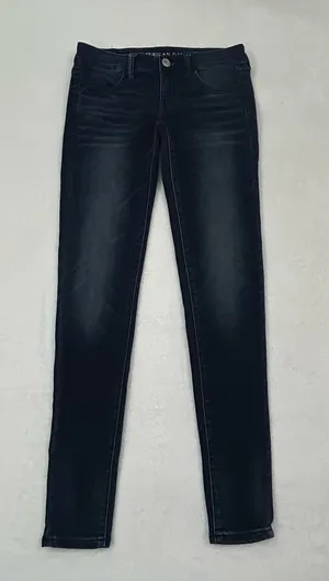American Eagle Super Stretch X Low-Rise Dark Blue Jegging Jeans Women’s 27x30 thumbnail 1