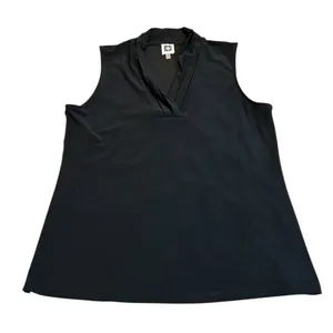 3/$15 ANNE KLEIN dressy black tank top thumbnail 1
