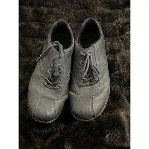 Doc dr Martens Greig sz 10 M Black Leather Air Wair Lace Up Oxford Sneaker thumbnail 2