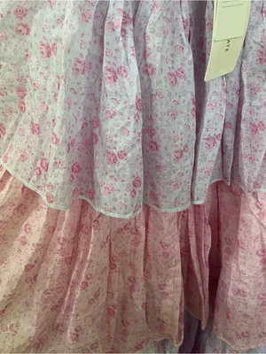NEW NEW Altar’d State Purple and Pink Floral Fiora Halter Maxi Dress Size XS NWT thumbnail 7