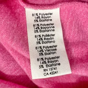 P.J. Salvage Pink Rainbow Heart Long Sleeve Soft Jersey Tee size M NEW Tags thumbnail 4