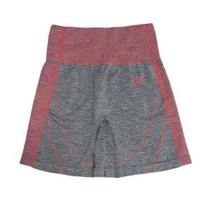 Gymshark Hyper Amplify Seamless Shorts Gray Pink Workout Womens X-Small thumbnail 1