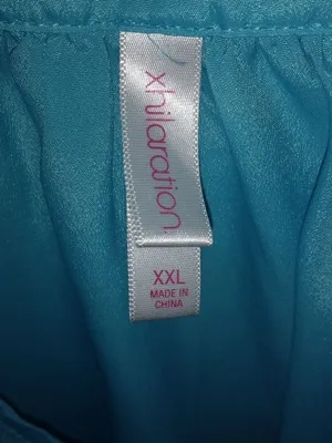 Xhilaration XXL Pretty Turquoise Summer Top thumbnail 2