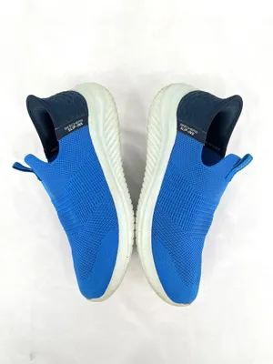 Skechers Hands Free Slip-Ins Bright Blue Knit Ultra Flex Sneakers Youth 6 / W7.5 thumbnail 4