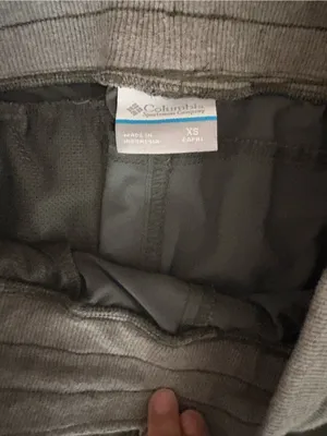 Columbia Dark Gray Drawstring Jogger Pants with Side Utility Pocket thumbnail 2